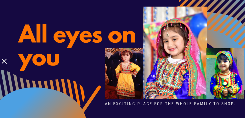 Afghani dress- Traditional dress- kids dress